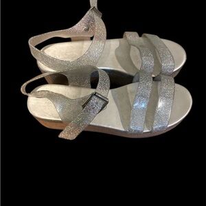 Aldo Silver Sparkle Women's Sandals